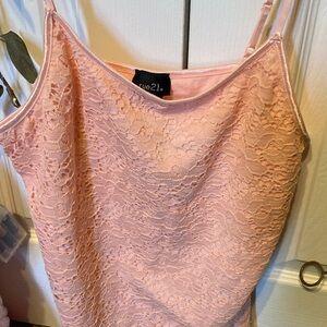 Rue21 Blush Lace Tank Top